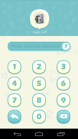 AppLock Theme Blue