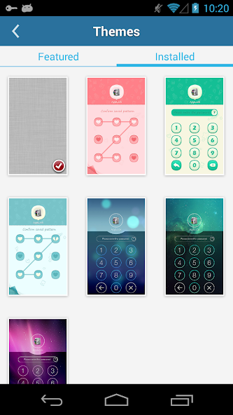 AppLock Theme Blue