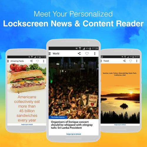 See News, Videos & Songs on Lockscreen, get Reward