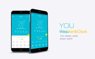 YOU Weather&Clock-small,widget