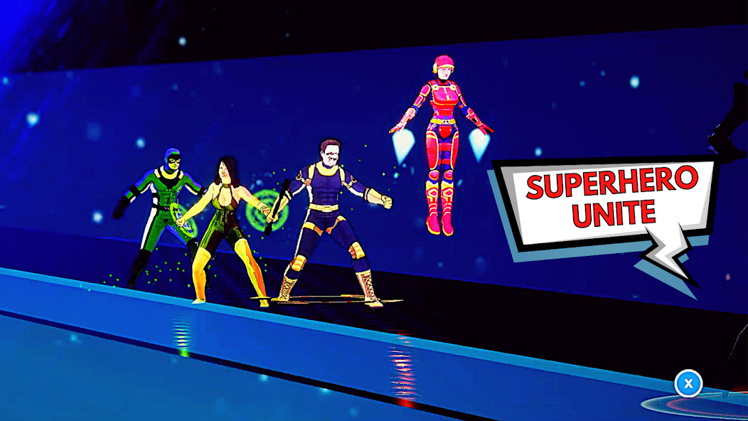 superhero team fight games