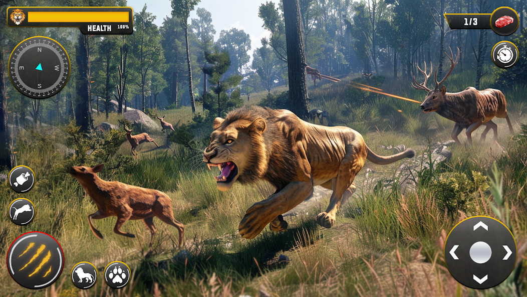 Lion Games 3D Animal Simulator