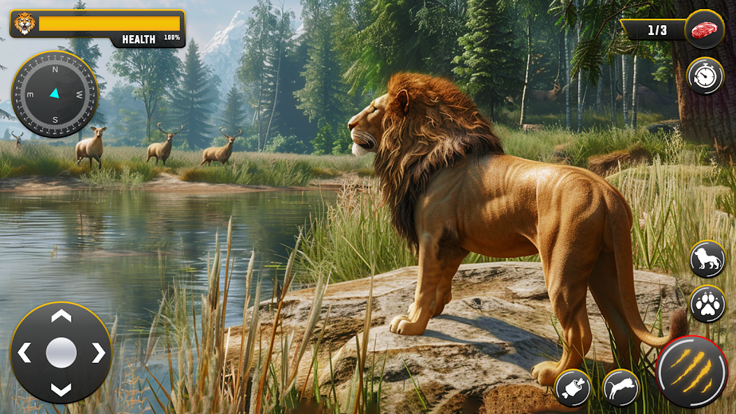 Lion Games 3D Animal Simulator