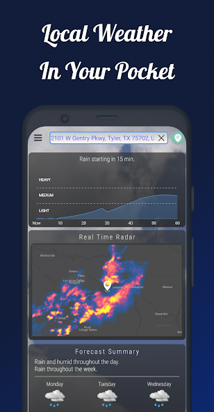 Dark Sky Tech Weather App