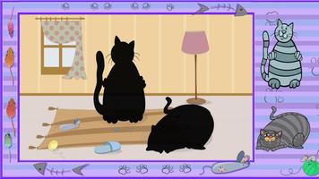 Kids puzzles. Funny cats