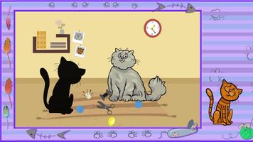 Kids puzzles. Funny cats