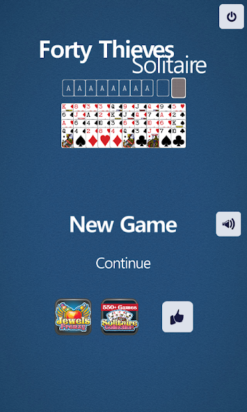 Forty Thieves Solitaire