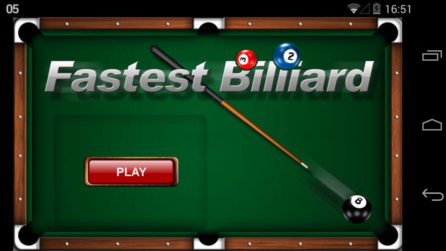 Fastest Billiard