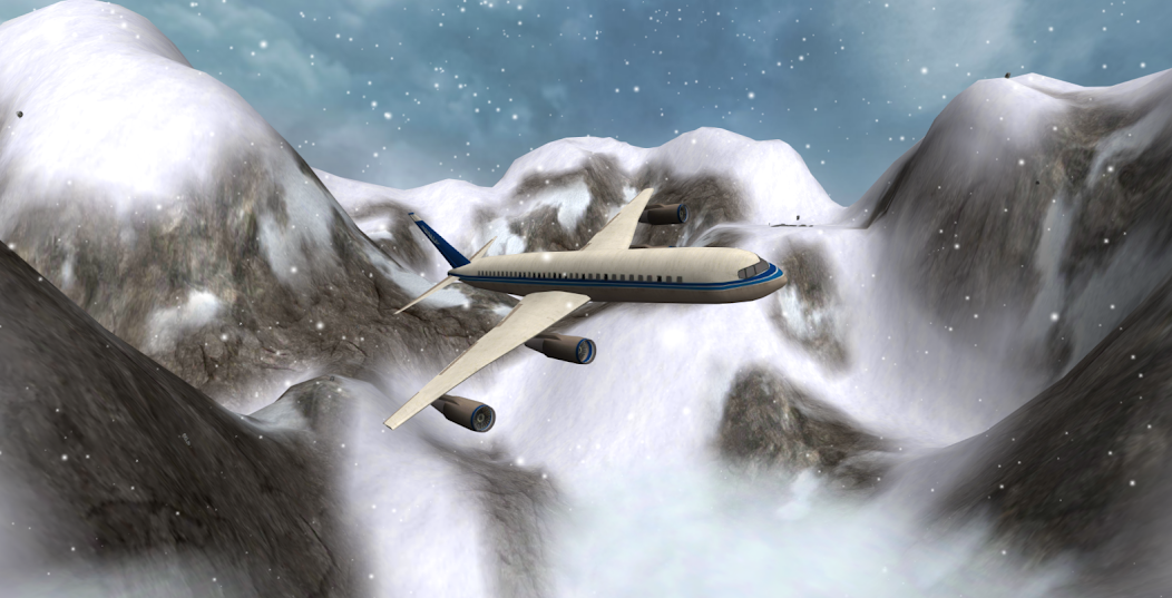 Flight Simulator Snow Plane 3D