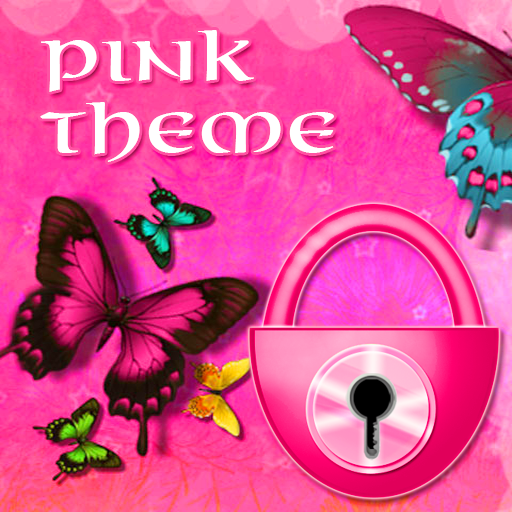 Butterfly Pink Theme GO Locker