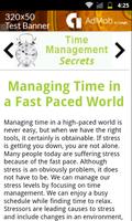 Time Management Secrets