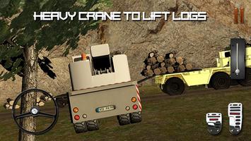 Log Transporter Cargo Truck 3D