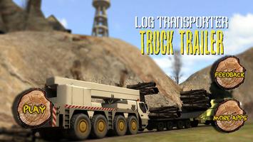 Log Transporter Cargo Truck 3D