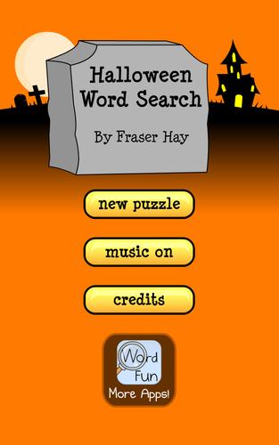 Halloween Word Search Puzzles