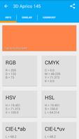 Colors List. Catalog of paints