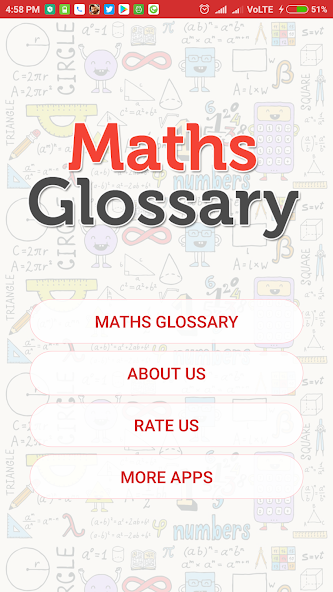 Maths Glossary