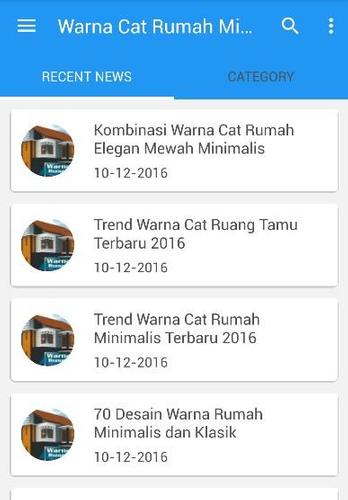 Warna Cat Rumah Minimalis