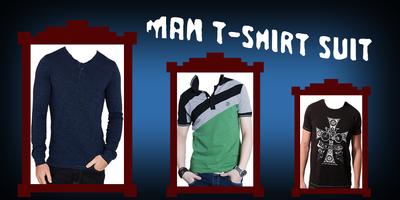 Man in T-Shirt Photo Suit