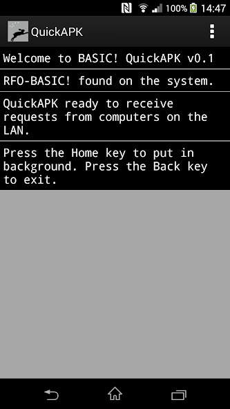 BASIC! Quick APK (WiFi)