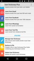 User Dictionary Plus (Free)