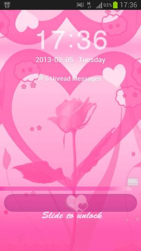 GO Locker Theme Pink Valentine