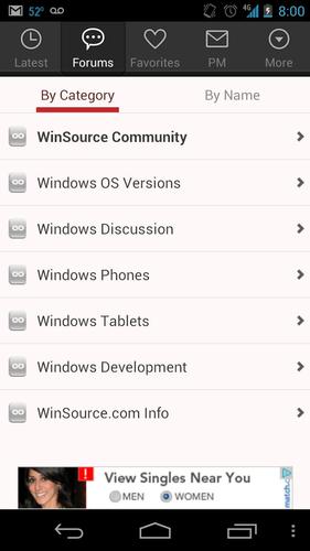 Windows Forums by WinSource