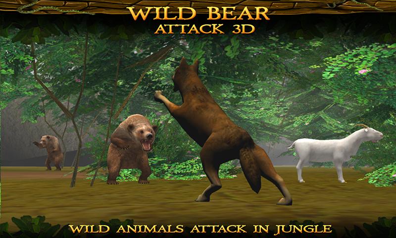 Bear 3D simulator -Wild Attack