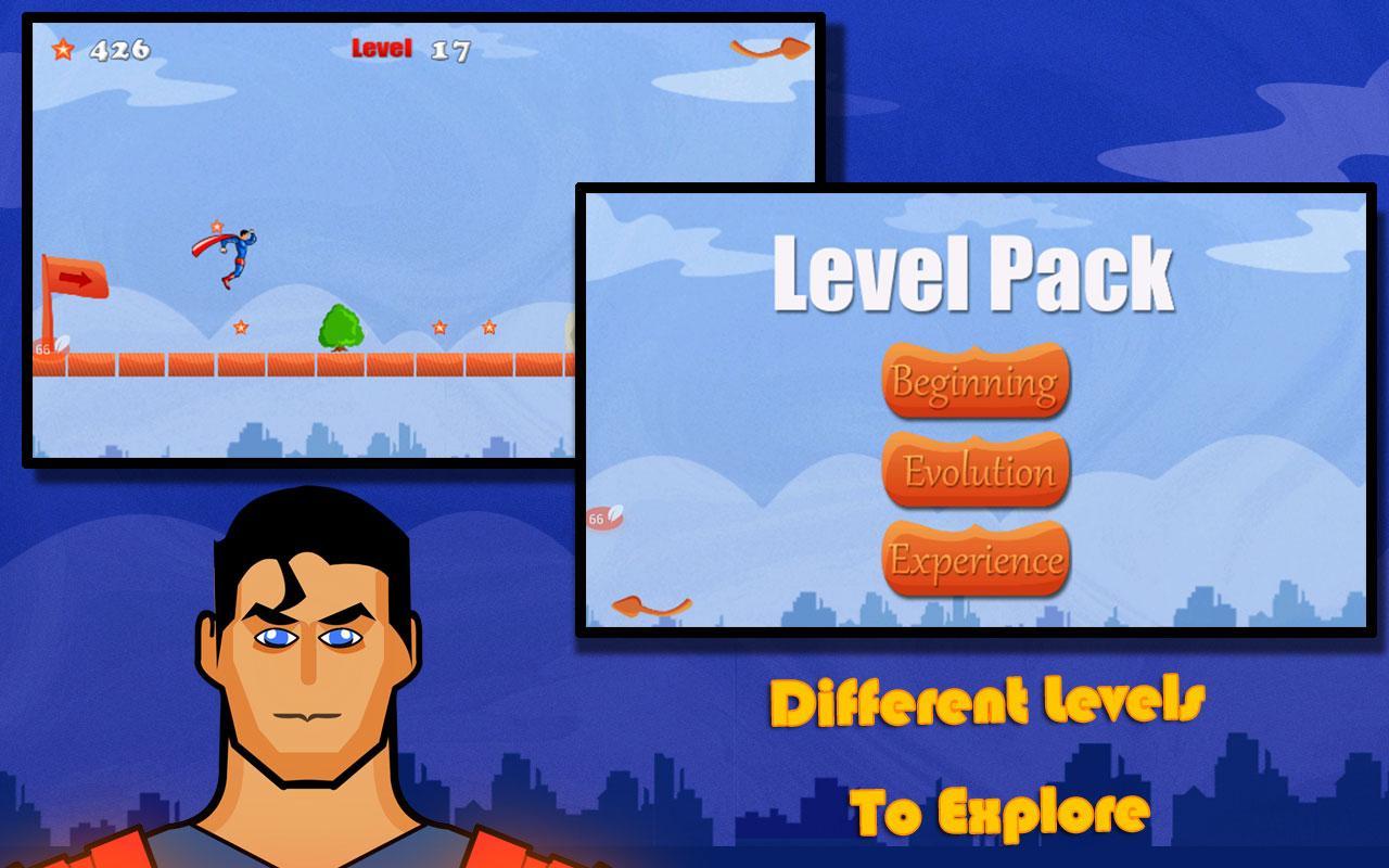 Superman Super Hero Runner