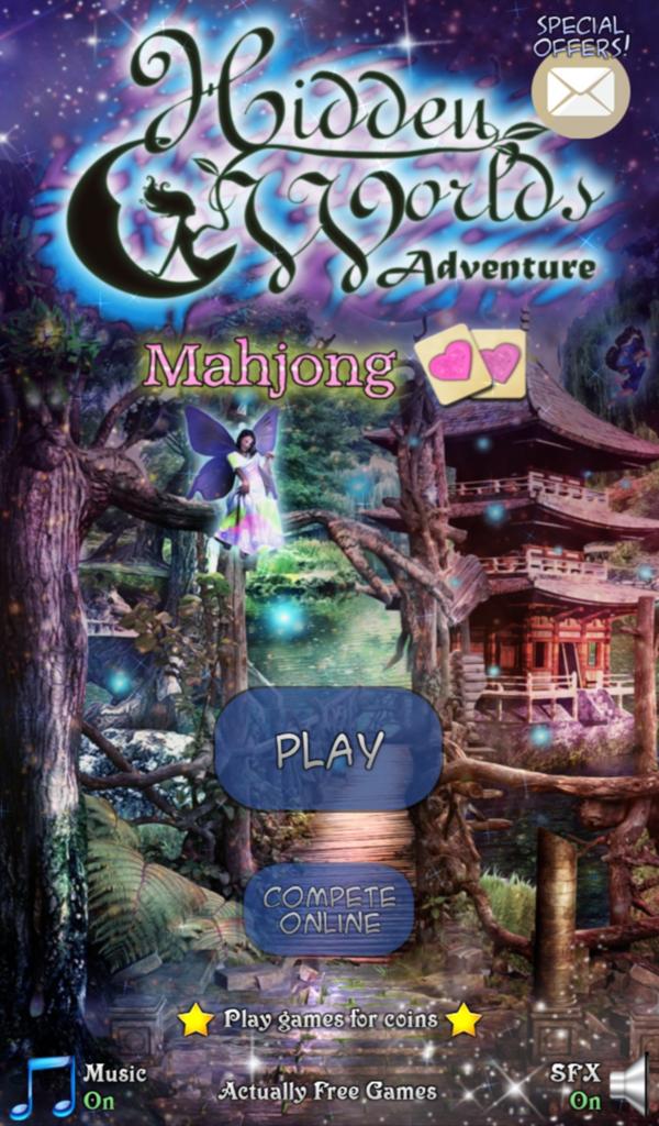 Hidden Mahjong: Hidden Worlds