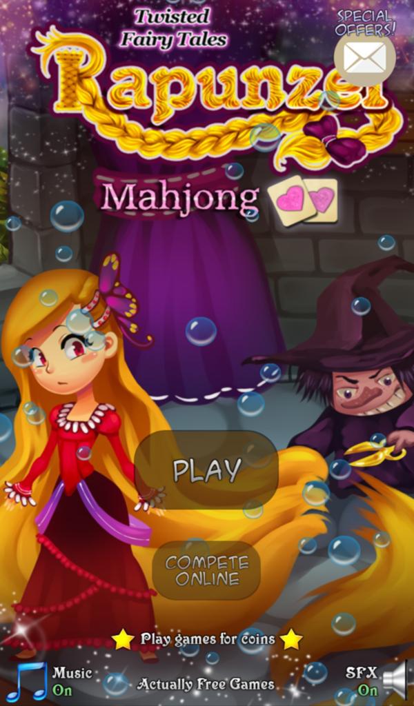 Hidden Mahjong: Rapunzel