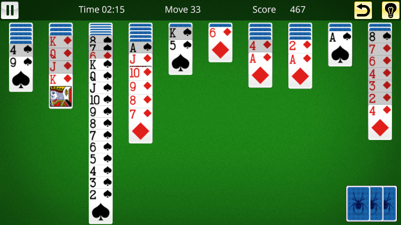 Spider Solitaire King