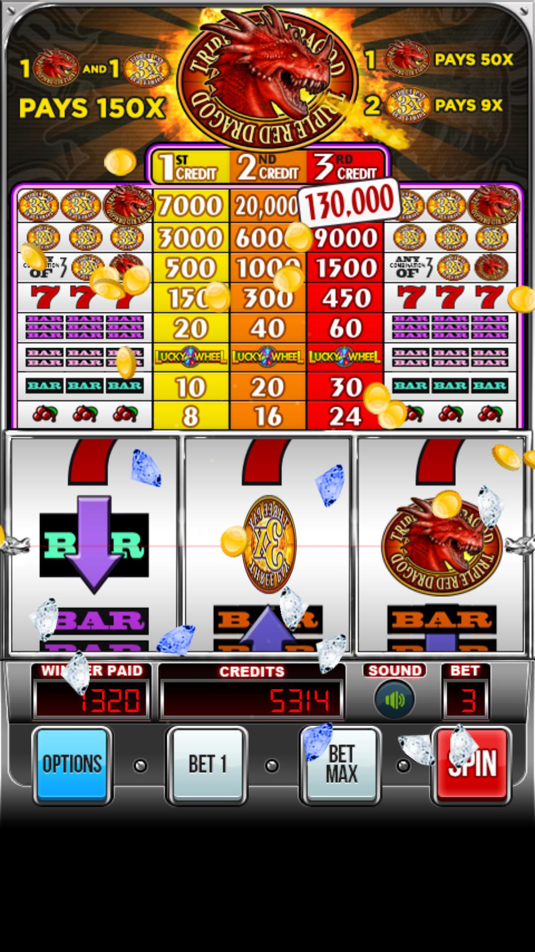 Triple Red Dragon Slots