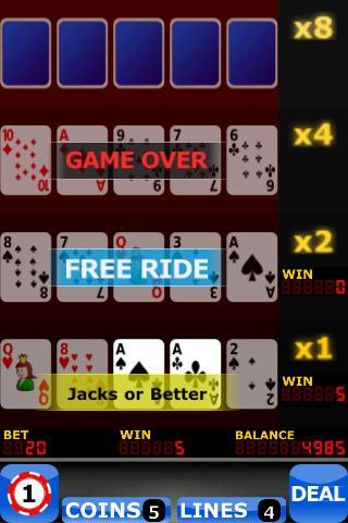 Upgrade Video Poker FREE