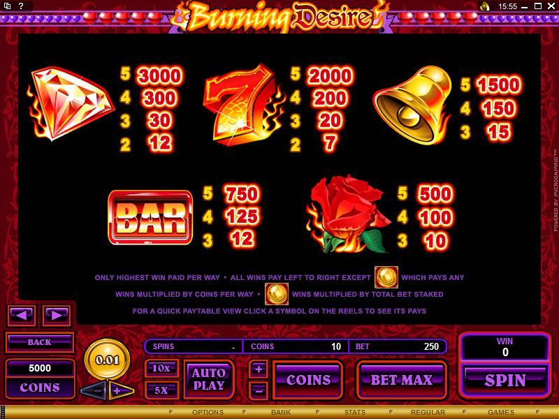 Burning Desire Slots