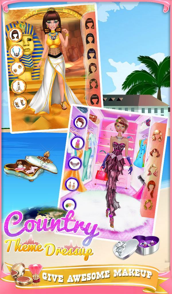 Country Theme Makeup Dressup