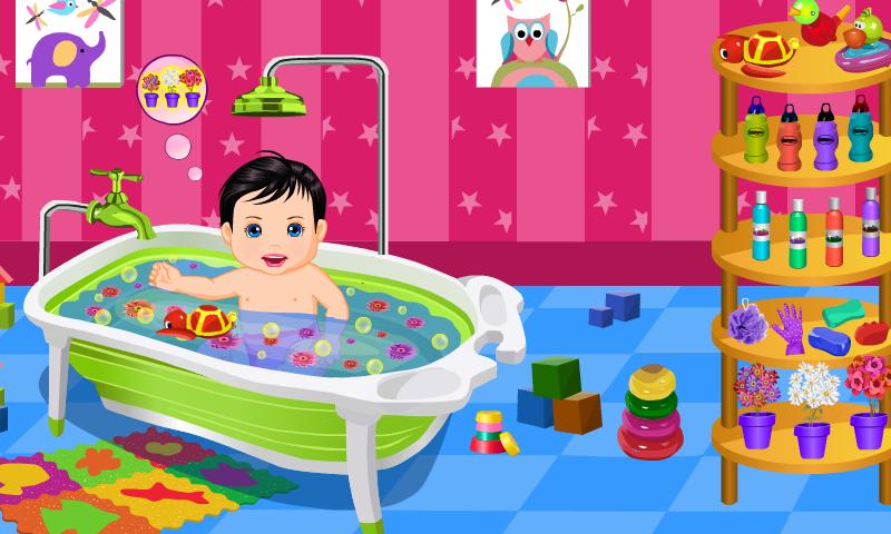 Baby Care and Bath Baby Games