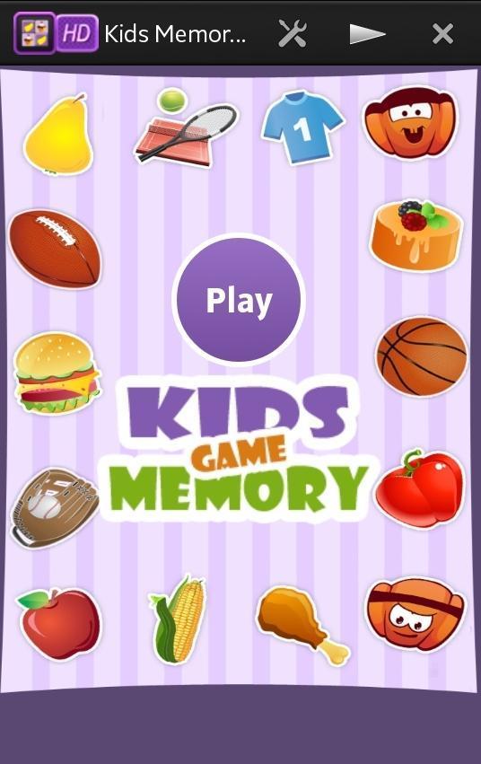 Food & Sports Memory Game