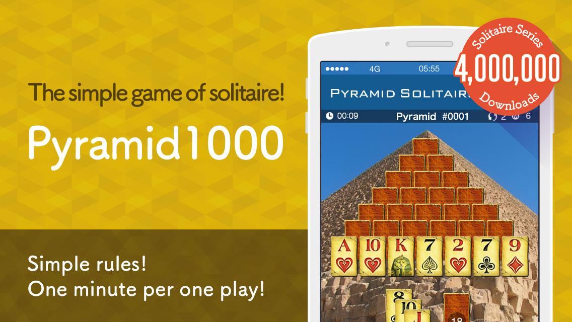 Pyramid Solitaire 1000