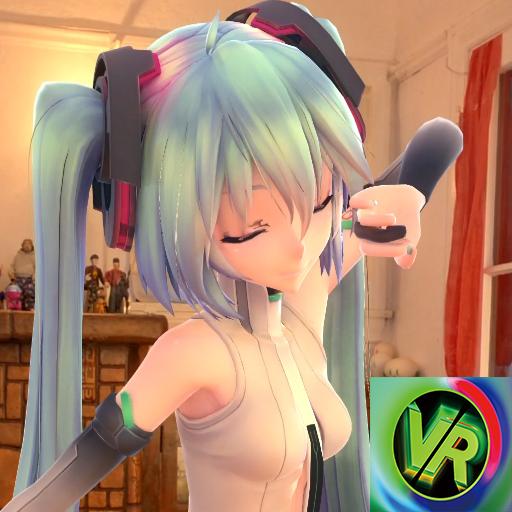 VR MMD miku cardboard google