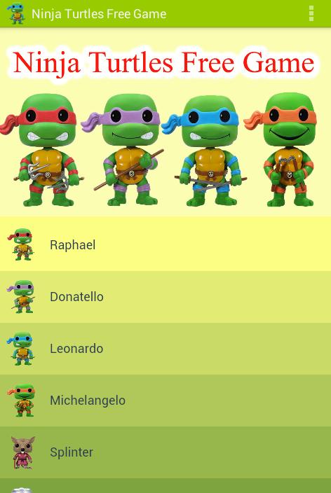 Ninja Turtles Free Game