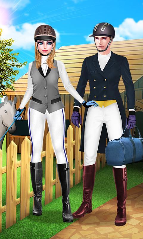 Horse Riding Girls Sunset Date