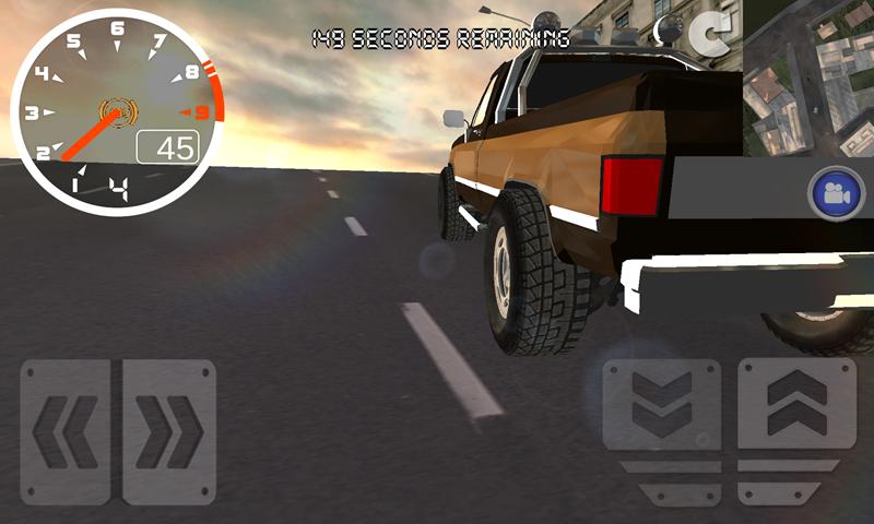 Pickup Truck City Driving Sim