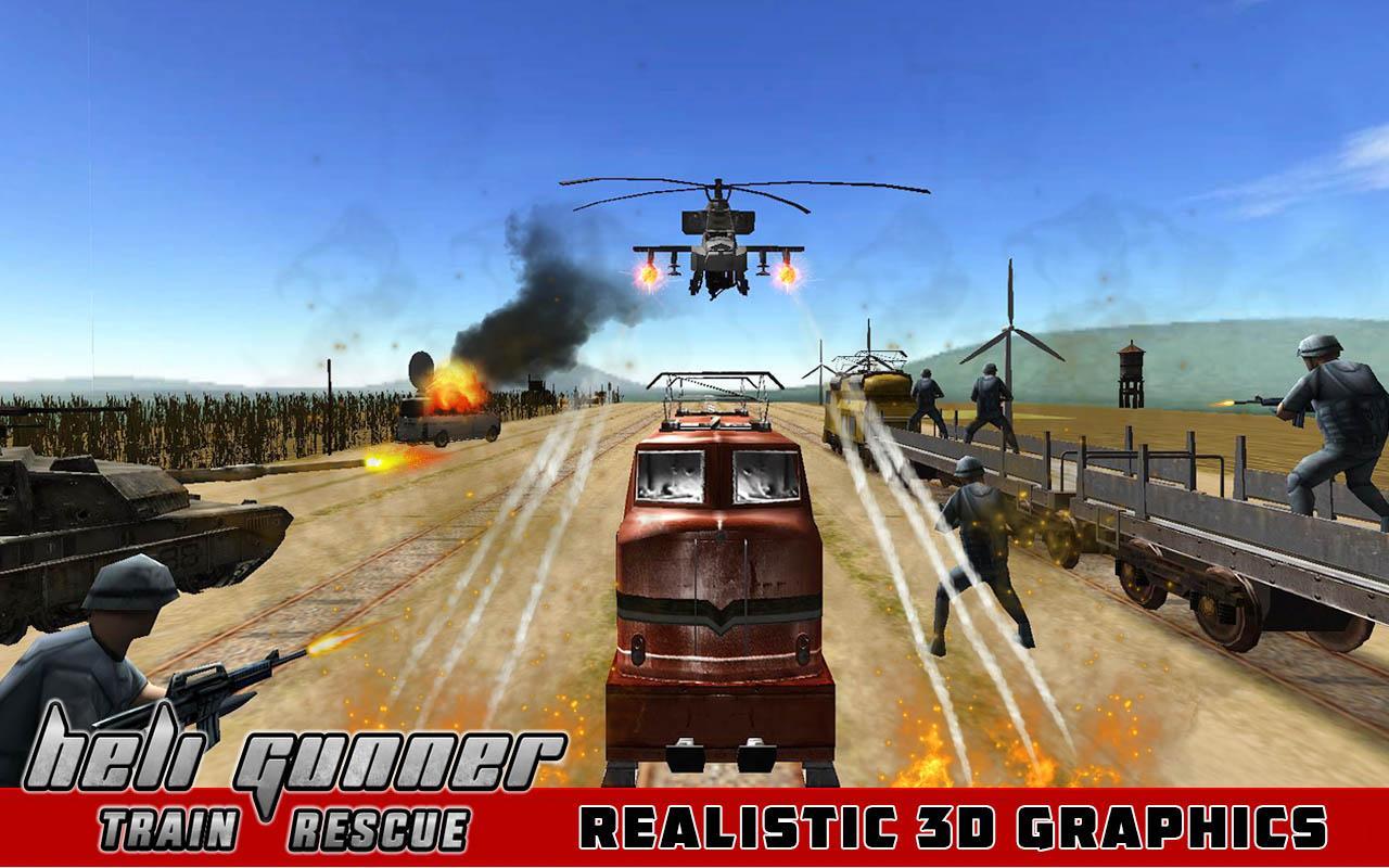 Heli Attack: Train Rescue