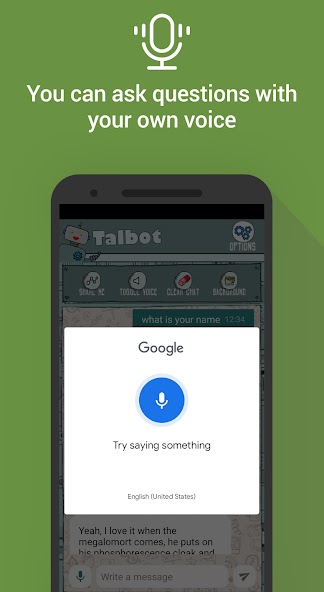 Talbot, the chatbot