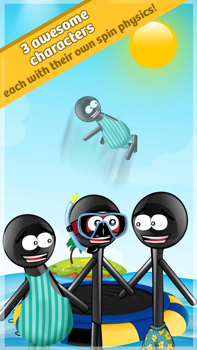 Stickman Water Trampoline FREE