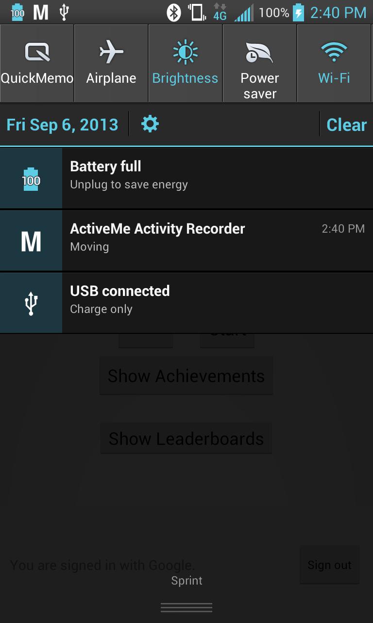 ActiveMe Activity Recorder