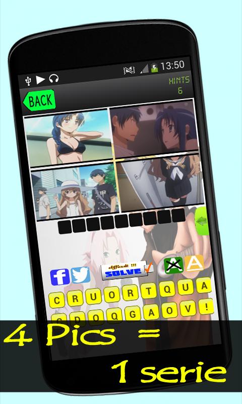 4 Pics Anime Otakus Quiz