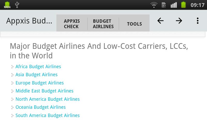 Appxis Budget Airlines