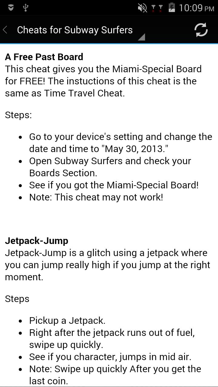 Cheats for Subway Surfers NEW