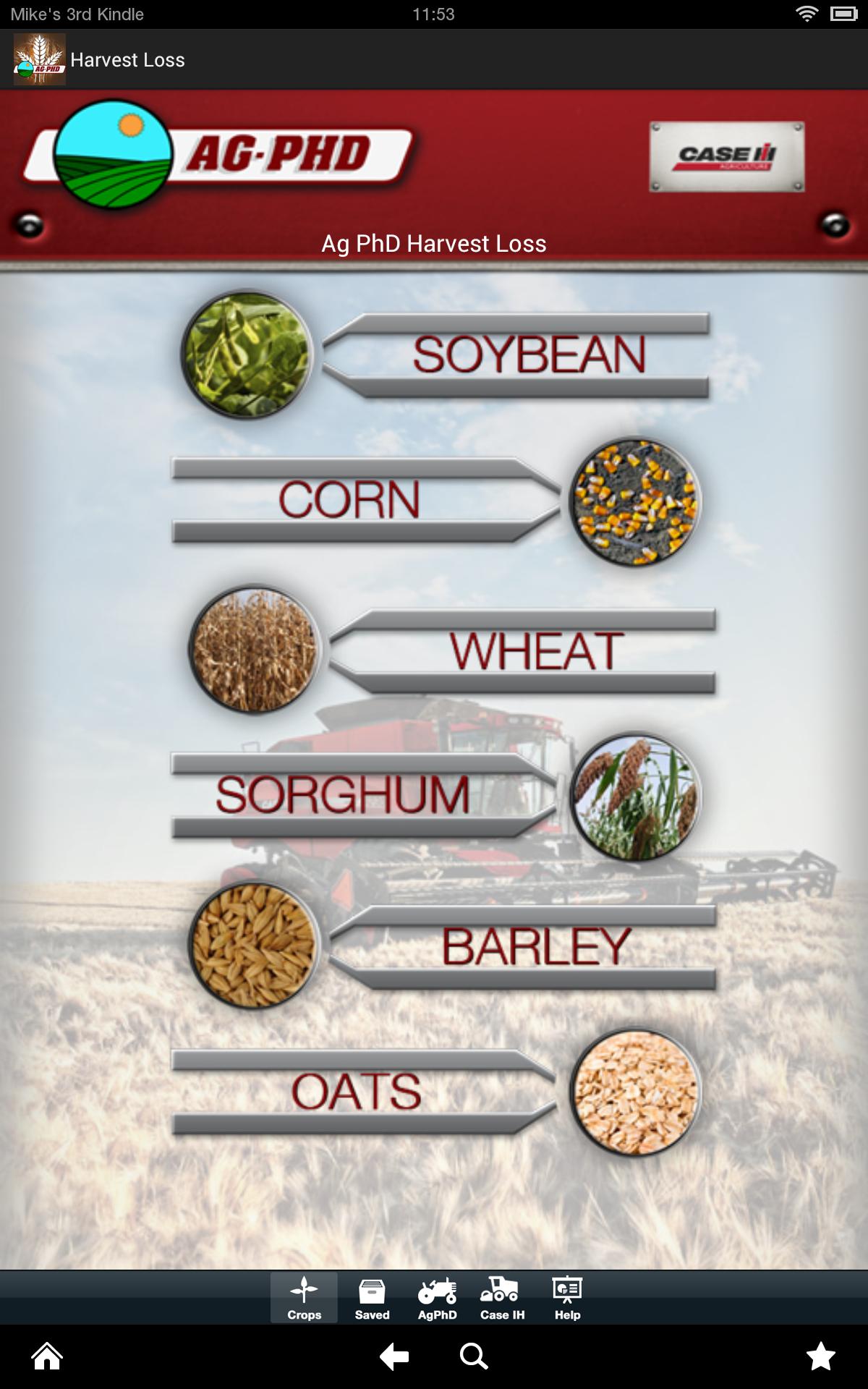 Harvest Loss Calculator